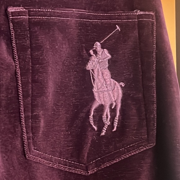 Ralph Lauren Pants - RALPH LAUREN Hampton Red Velvet Pants